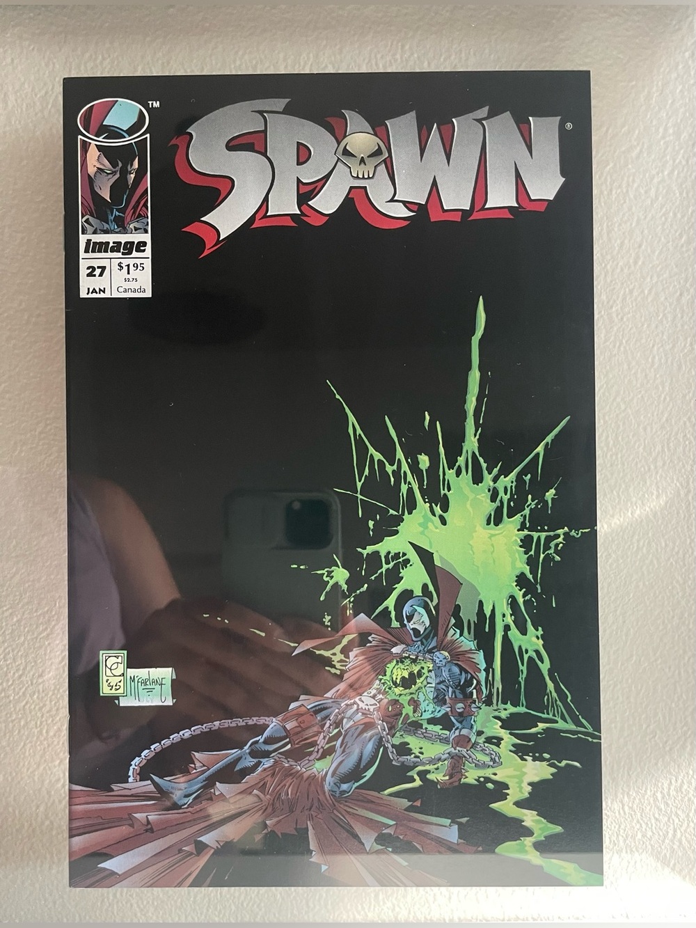 Spawn Comic Book Framed